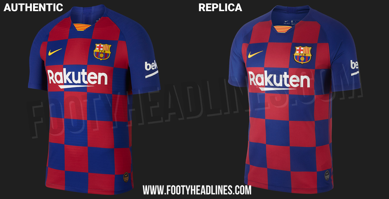 Nike 2019 20 Authentic vs Replica Kits Leaked Soccer Nike 2019 20 Authentic vs Replica Kits Leaked Soccer